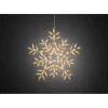 KONSTSMIDE Acryl-Schneeflocke Mit Leds, Fur Den Ausenbereich, 58 Cm New