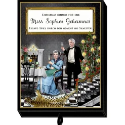Käthe Wohlfahrt Advent-Escape-Schachtelspiel "Christmas Dinner For One" New