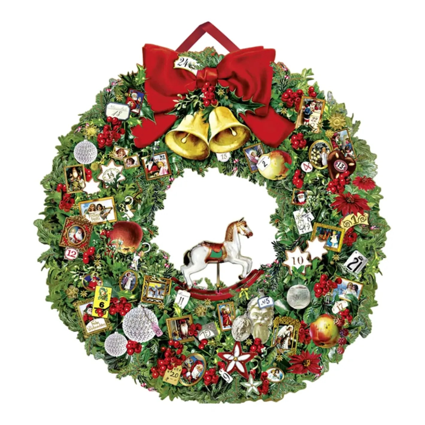 Käthe Wohlfahrt Adventskalender "Festlicher Weihnachtskranz" Discount