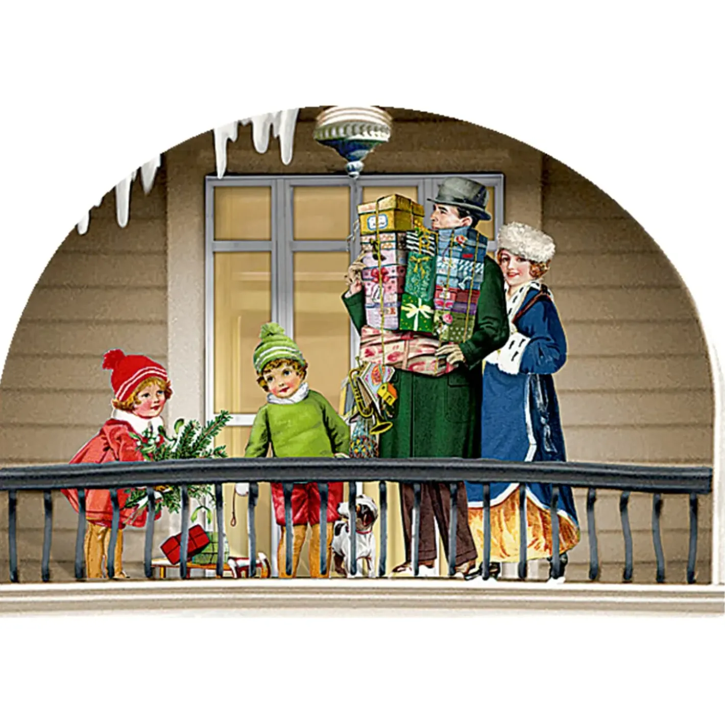 Käthe Wohlfahrt Adventskalender "Nostalgische Weihnachtsladchen-Leporello" New