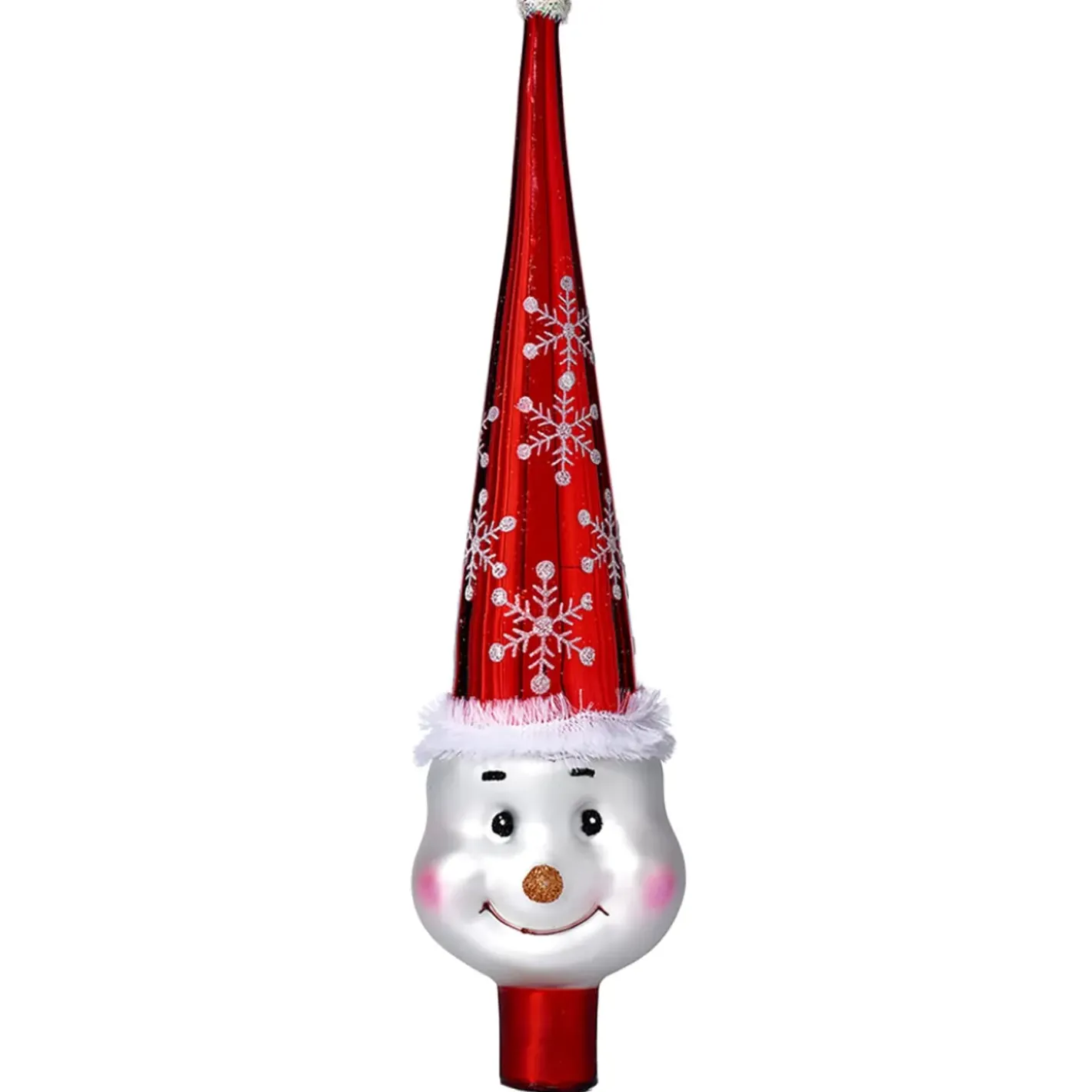 Käthe Wohlfahrt Baumspitze "Schneemann", Rot, 30Cm Discount