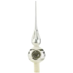Käthe Wohlfahrt Baumspitze Silber Mit Silbernem Reflex-Stern Best