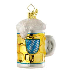 Poesie in Glas Bayerischer Bierkrug