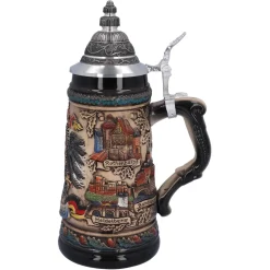 Käthe Wohlfahrt Bierkrug Mit Zinndeckel