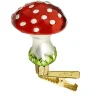 Poesie in Glas Fliegenpilz Mit Clip, Gros (5Cm) Clearance