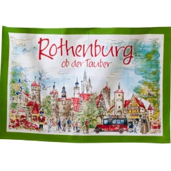 Käthe Wohlfahrt Geschirrtuch Rothenburg Ob Der Tauber
