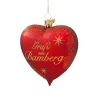 Poesie in Glas Glasherz "Grus Aus Bamberg" Hot