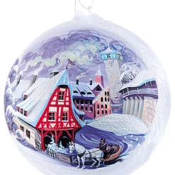 Käthe Wohlfahrt Glaskugel "Alte Schmiede" Rothenburg Im Winter, 10Cm Outlet