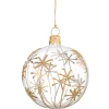 Käthe Wohlfahrt Glaskugel Klar Mit Goldsternen, 7 Cm Sale