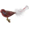 Poesie in Glas Glasvogel Bordeaux-Silber Sale