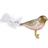 Poesie in Glas Glasvogel Braun-Silber Discount