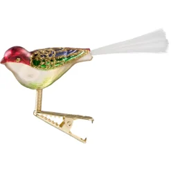 Poesie in Glas Glasvogel Gold-Bunt Clearance