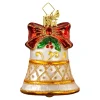 Poesie in Glas Glocke Weis-Gold Best