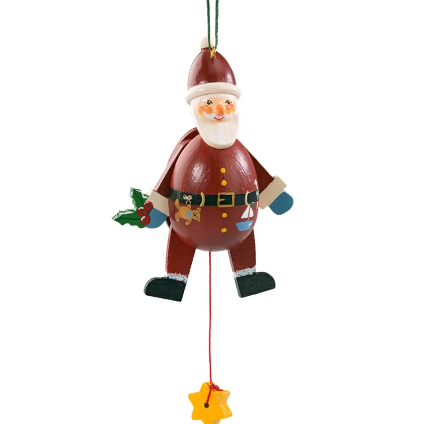 Käthes Original Hampelmann Weihnachtsmann Rund New