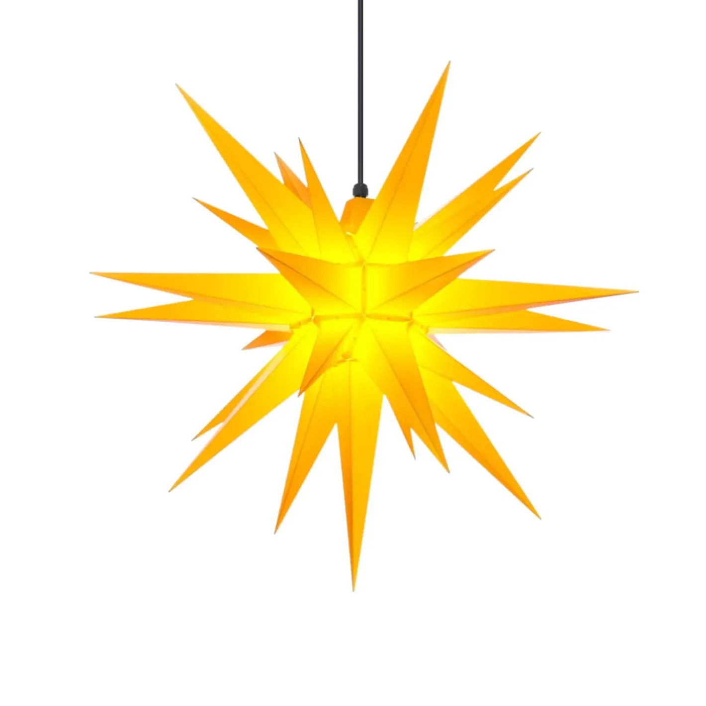 Herrnhuter Sterne Herrnhuter Stern Gelb, 68Cm, Kunststoff New