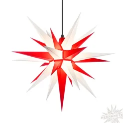 Herrnhuter Sterne Herrnhuter Stern, Weis-Rot, 68 Cm Best
