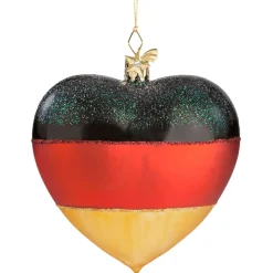 Poesie in Glas Herz Flagge Deutschland Outlet