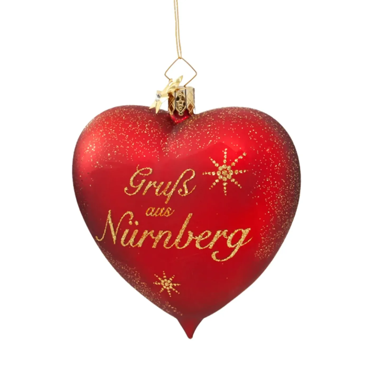 Poesie in Glas Herz "Grus Aus Nurnberg" Discount