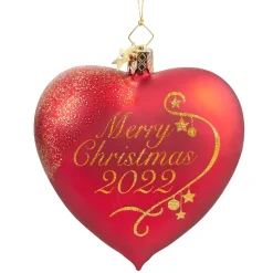 Poesie in Glas Herz "Merry Christmas 2022" Outlet