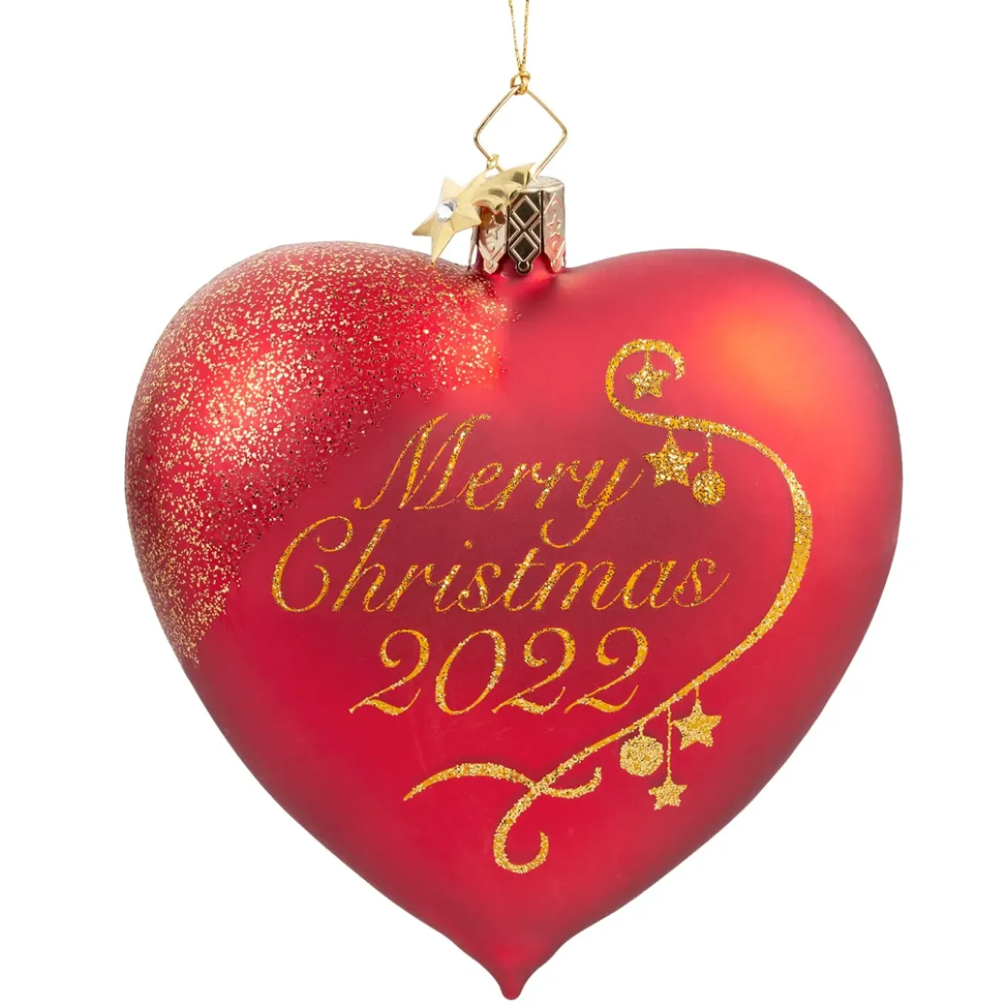 Poesie in Glas Herz "Merry Christmas 2022" Outlet