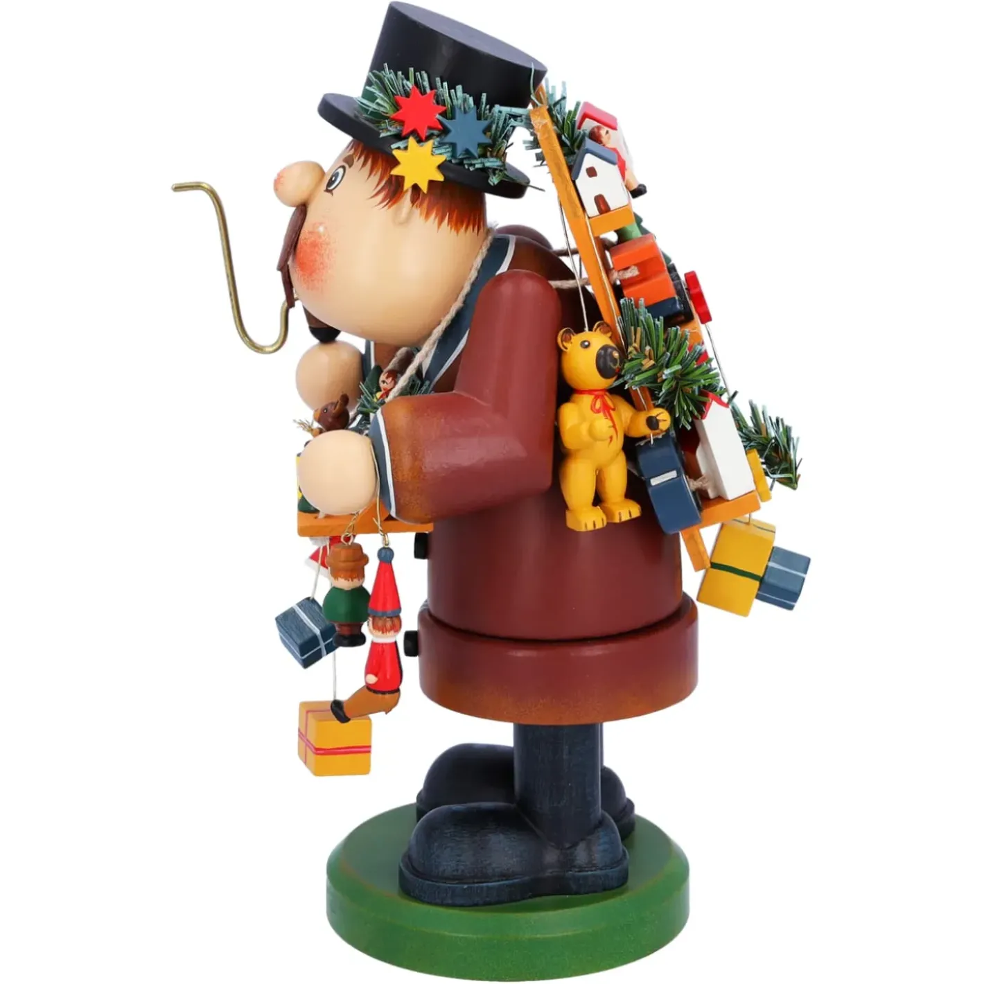 Käthes Original Holzknoddl "Spielzeughandler", Rauchermannchen