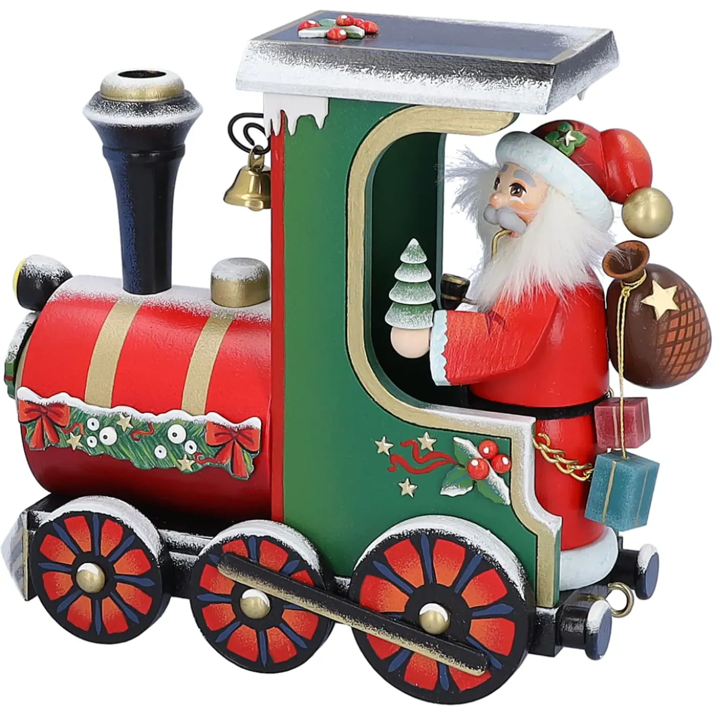 Käthes Original Holzknoddl "Weihnachtsreise", Rauchermannchen Outlet