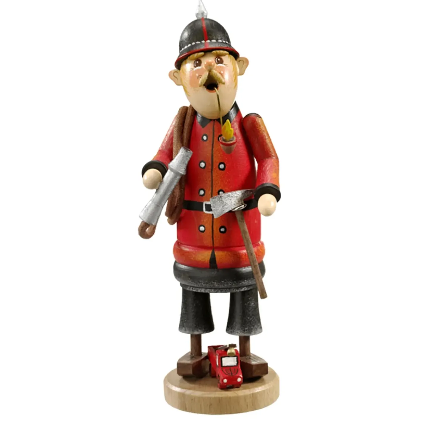 Käthes Original Holzmannl "Feuerwehrmann", Rauchermannchen