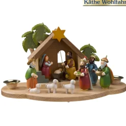 Käthes Original Kerzenhalter "Weihnachtskrippe" Online