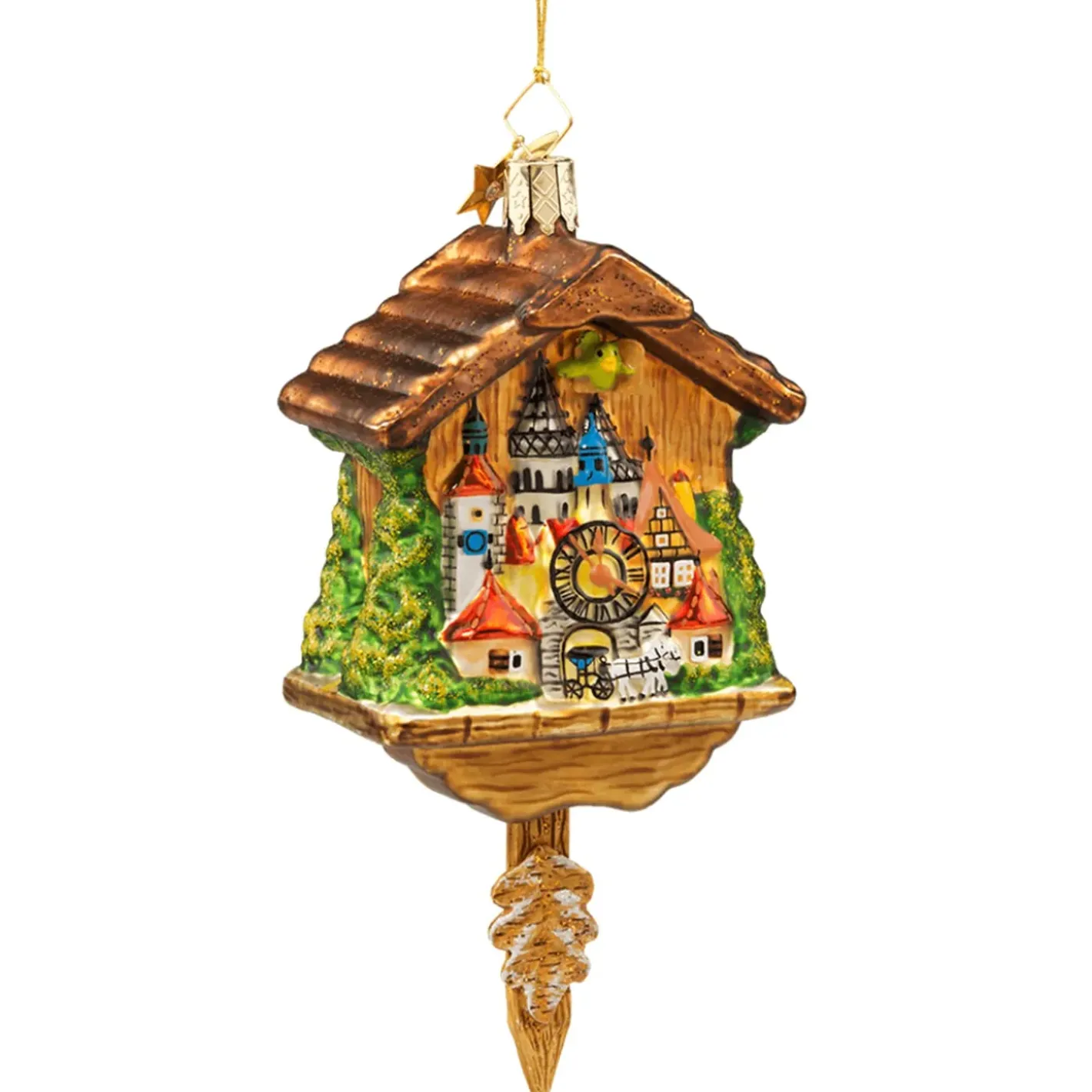 Poesie in Glas Kuckucksuhr Rothenburg Hot