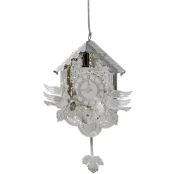 Käthe Wohlfahrt Kuckucksuhr, Versilbert Clearance