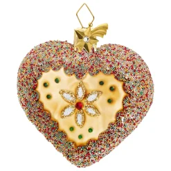 Poesie in Glas Lebkuchenherz Mit Perlen Discount