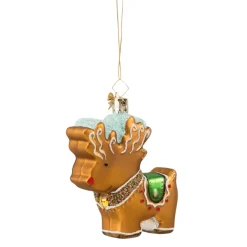 Poesie in Glas Lebkuchen-Rentier Clearance