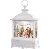 KONSTSMIDE Led Schneelaterne "Frohliche Schneemanner", 30 Cm