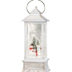 KONSTSMIDE Led Schneelaterne "Schneemanner", 27,5 Cm