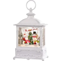 KONSTSMIDE Led Schneelaterne "Schneemannfamilie", 25 Cm Sale
