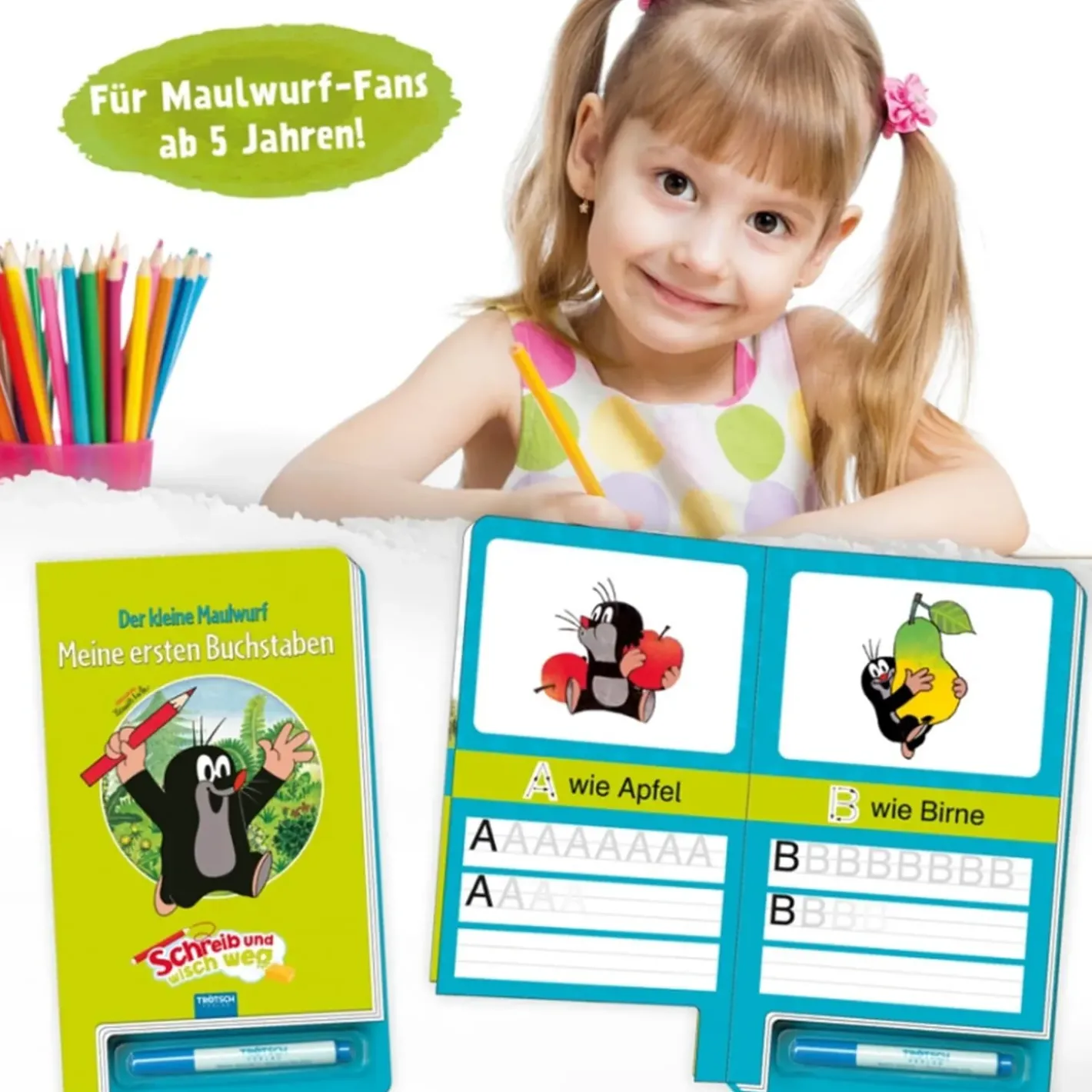 Trötsch Verlag Lernheft "Meine Ersten Buchstaben - Der Kleine Maulwurf" Outlet