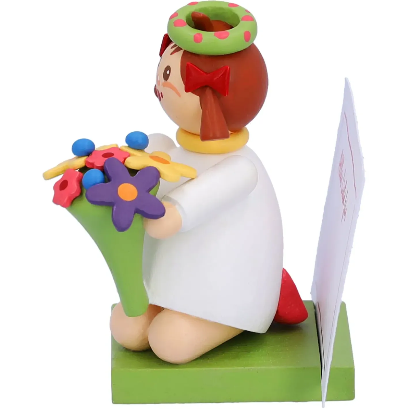 Käthes Original Madchen Mit Blumen "Viele Gruse" Hot