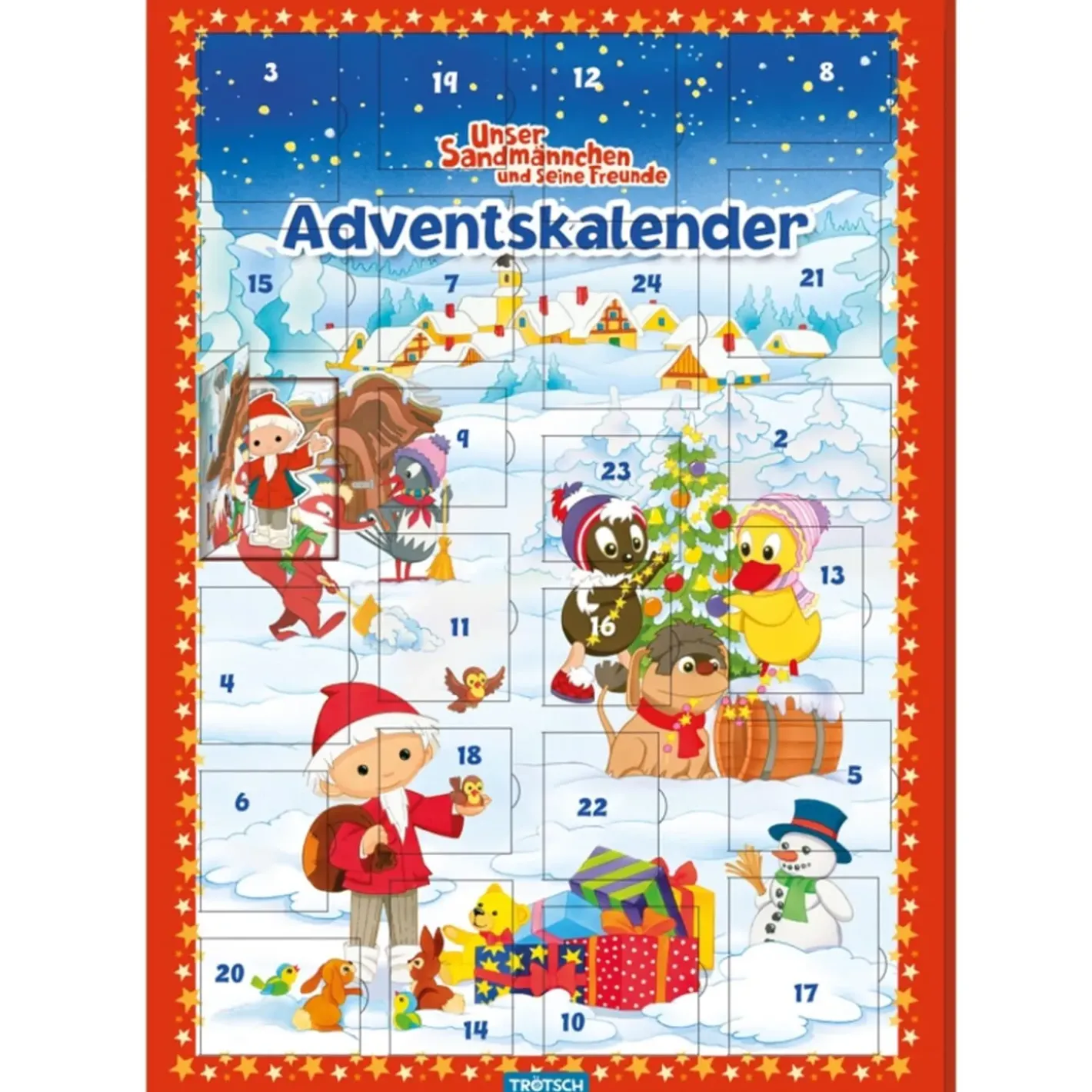 Trötsch Verlag Magnet-Adventskalender "Sandmann" Best