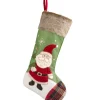 Käthe Wohlfahrt Nikolausstrumpf Mit Weihnachtsmann, Grun Best