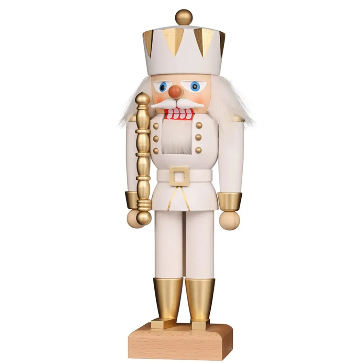 Christian ULBRICHT Nusknacker "Konig", Weis/Gold, 27Cm Online