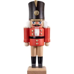 HODREWA Nussknacker "Gardesoldat", Rot/Lasiert, 20,5 Cm Discount