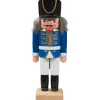 HODREWA Nussknacker "Husar" Blau, 14,5Cm Outlet