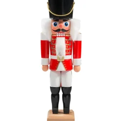 HODREWA Nussknacker "Husar" Rot, 27Cm Hot