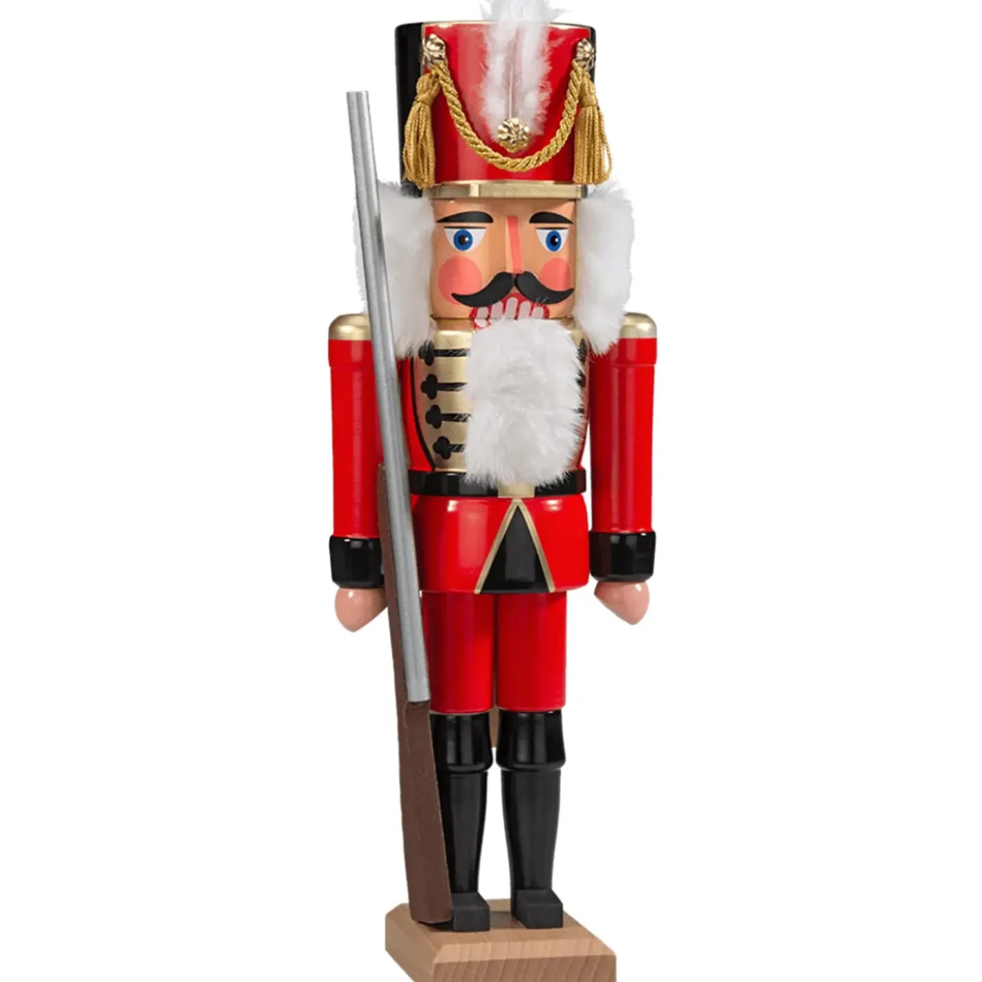 HODREWA Nussknacker "Husar" Rot, 36Cm Hot