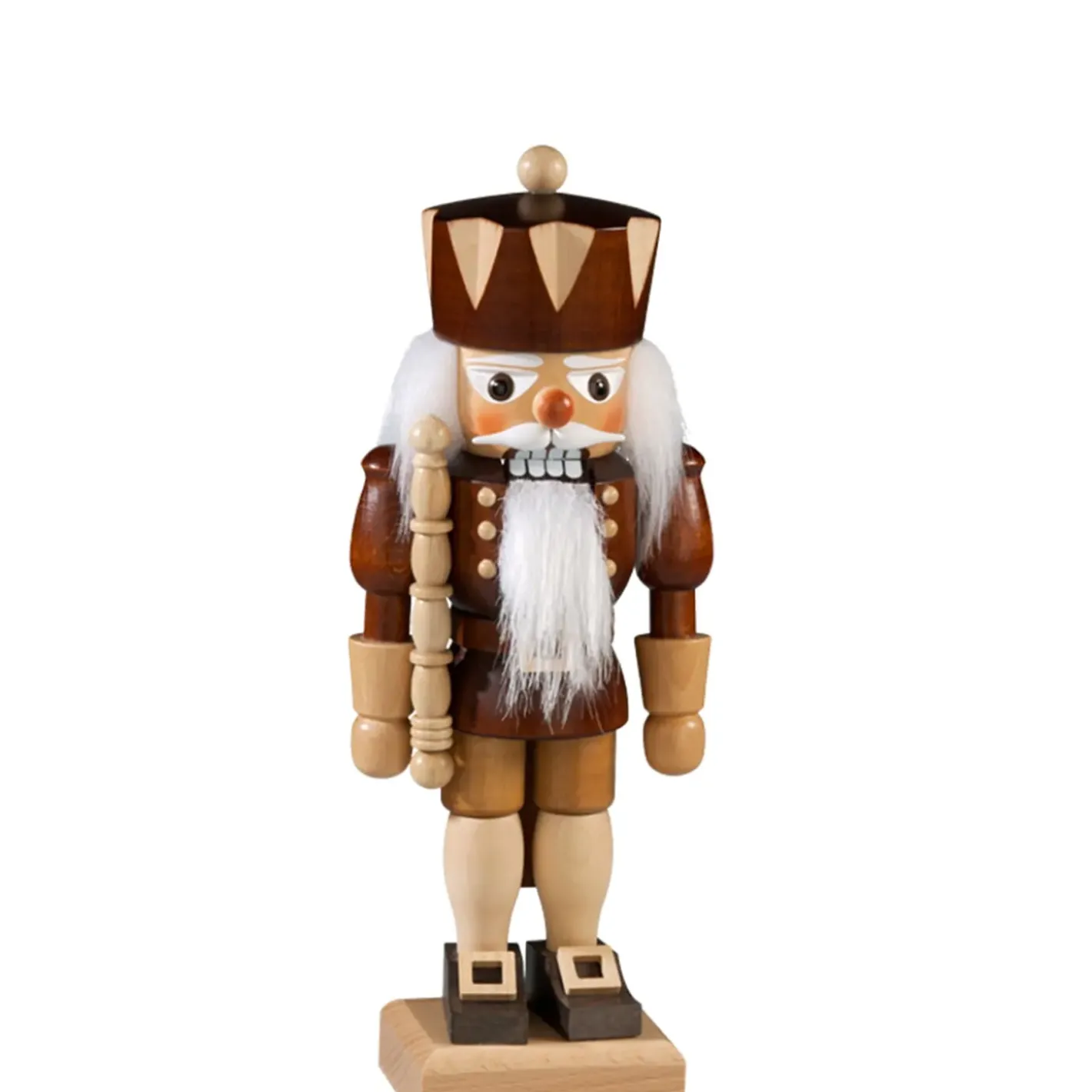 Christian ULBRICHT Nussknacker "Konig" Natur, 27Cm Clearance