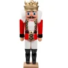 HODREWA Nussknacker "Konig" Rot, 27Cm Best