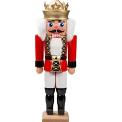 HODREWA Nussknacker "Konig" Rot, 27Cm Best