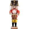 HODREWA Nussknacker "Trommler", Rot/Lasiert, 30 Cm Clearance