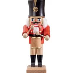 HODREWA Nussknacker "Trommler", Rot/Lasiert, 20,5 Cm Sale