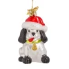 Poesie in Glas Opal Weihnachtshund Sale